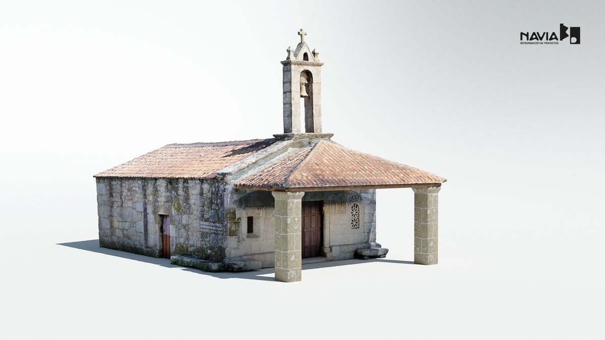Igrexa San Xes de Francelos - Virtualización 3D