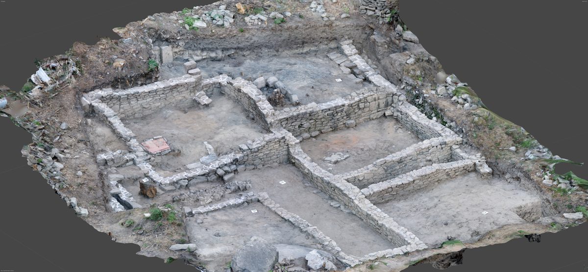 Vila Romana Coto dos Mouros - Fotogrametría